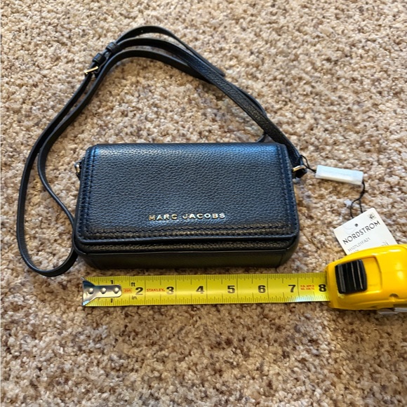NWT - Marc Jacobs Groove Leather Mini Black Crossbody Bag - Picture 2 of 6